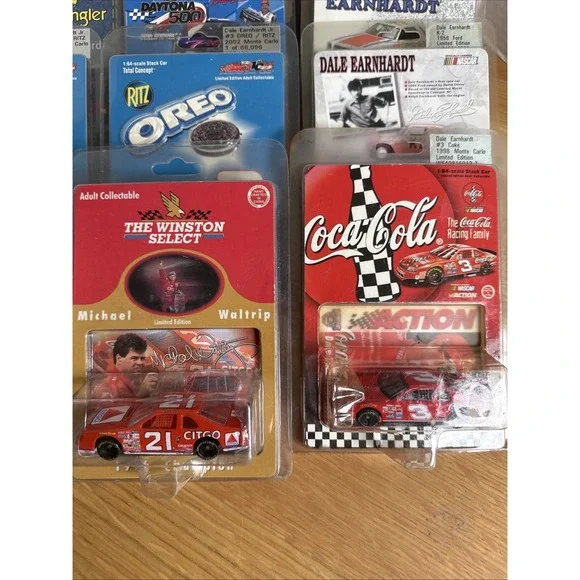 Mixed Lot Of24 1:6 Vintage NASCAR Collectables